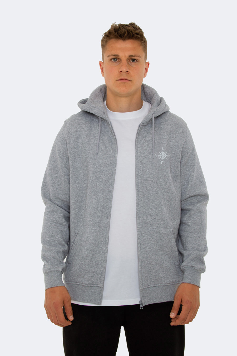 Circuitus Zip-Hooded Sweater