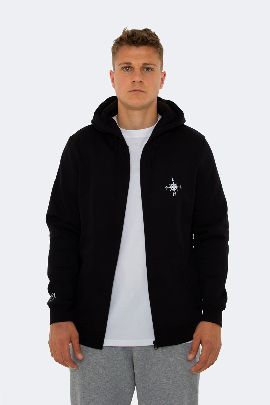 Circuitus Zip-Hooded Sweater