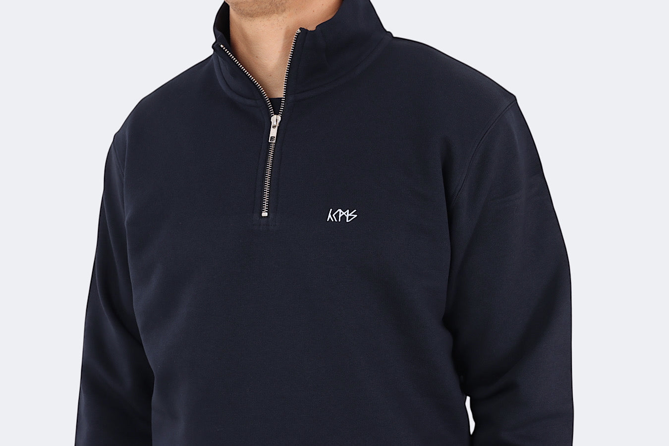 Parvus Crewneck Zip Up Sweater