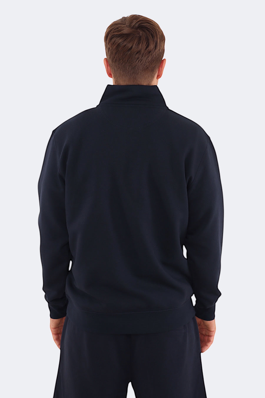 Parvus Crewneck Zip Up Sweater