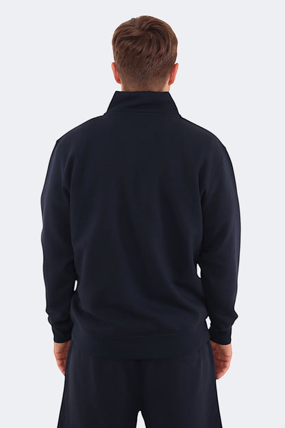 Parvus Crewneck Zip Up Sweater
